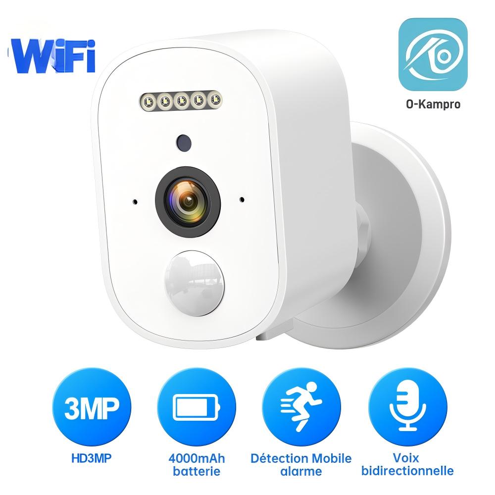 Caméra Batterie Wi-Fi sans fil
