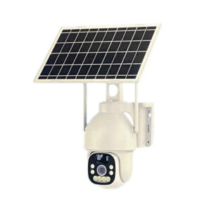 Caméra PTZ d'alerte intelligente à l'énergie solaire
