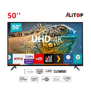 TV LED 50 pouces ALITOP – USB - HDMI