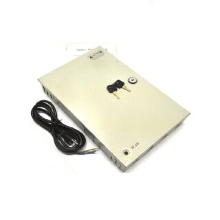 Boîtier d'alimentation ANALOGIQUE de caméra de sécurité - T120U12-18L - 12 V-10 A 18 canaux + clés