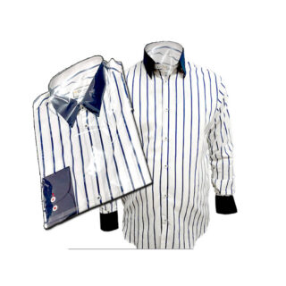 CHEMISE HOMME BLEU BLANC