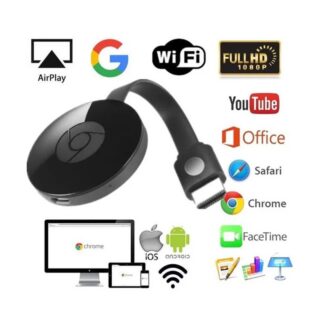 Chromecast - 2.4G 4K - Sans fil - Wifi - Affichage 1080P - Full HD