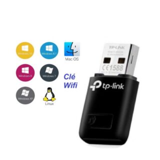 Clé wifi TL-WN823N - mini adaptateur USB Wifi N300 Mbps