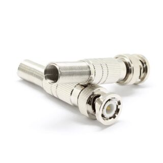 Connecteur BNC de câble de vidéosurveillance coaxial à Compression mâle