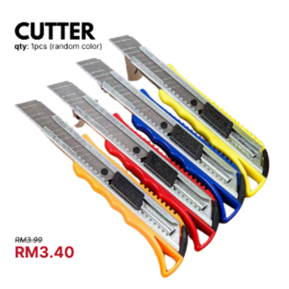 Couteau utilitaire, cutter, paquet de 1, A178