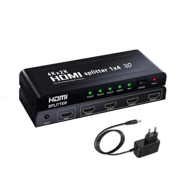 Câble HDMI 4 Ports Splitter - 1080P HD - Noir