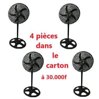 4 Ventilateurs Alitop - 18 pouces - Noir