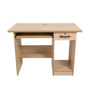 Table Bureau ou poste avec 1 Tiroir et 2 étagères