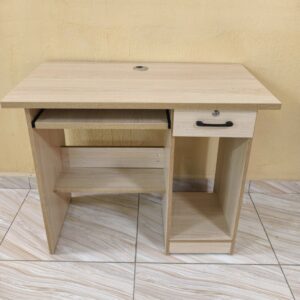 Table Bureau ou poste avec 1 Tiroir et 2 étagères