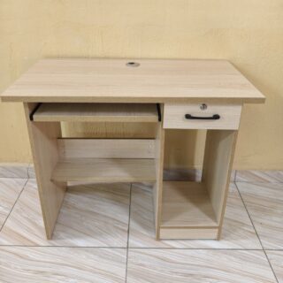 Table Bureau ou poste avec 1 Tiroir et 2 étagères